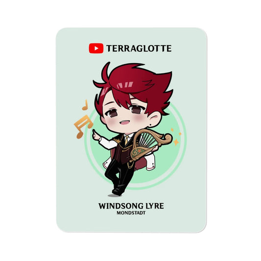 Terraglotte "2024 Genshin Instrument Series" Soft Fridge Magnet - Windsong Lyre (Mondstadt)