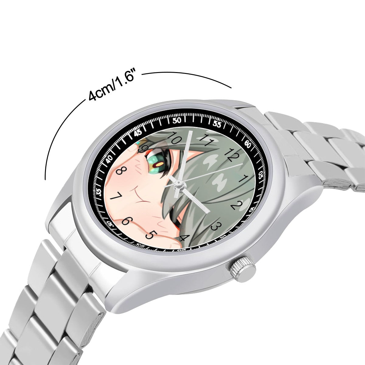 Genshin Impact Squishy Series Stainless Steel Watch - Alhaitham