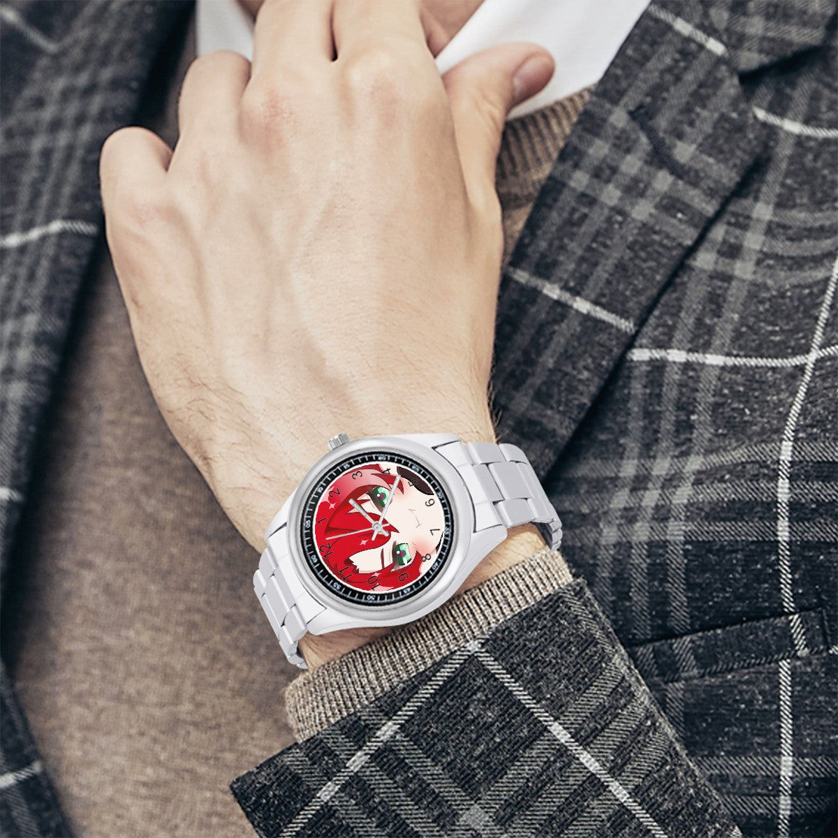 Honkai Star Rail Squishy Series Stainless Steel Watch - Argenti