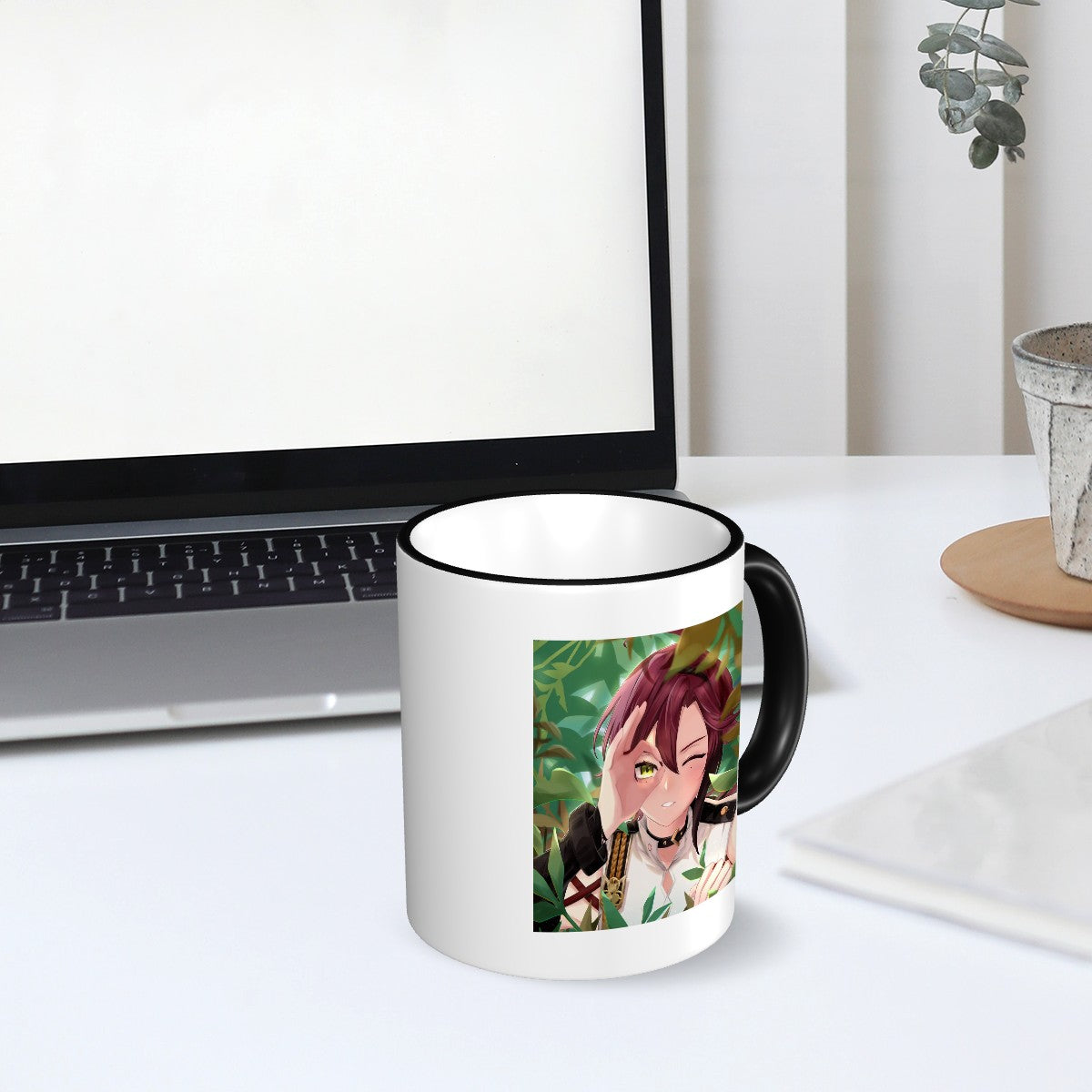 Genshin Impact Ceramic Mug - Shikanoin Heizou: "Detective At Work"