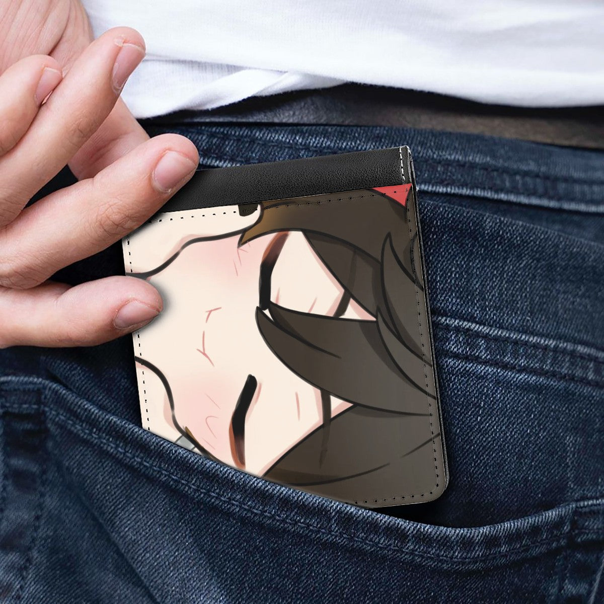 Genshin Impact Squishy Series Leather Wallet - Zhongli