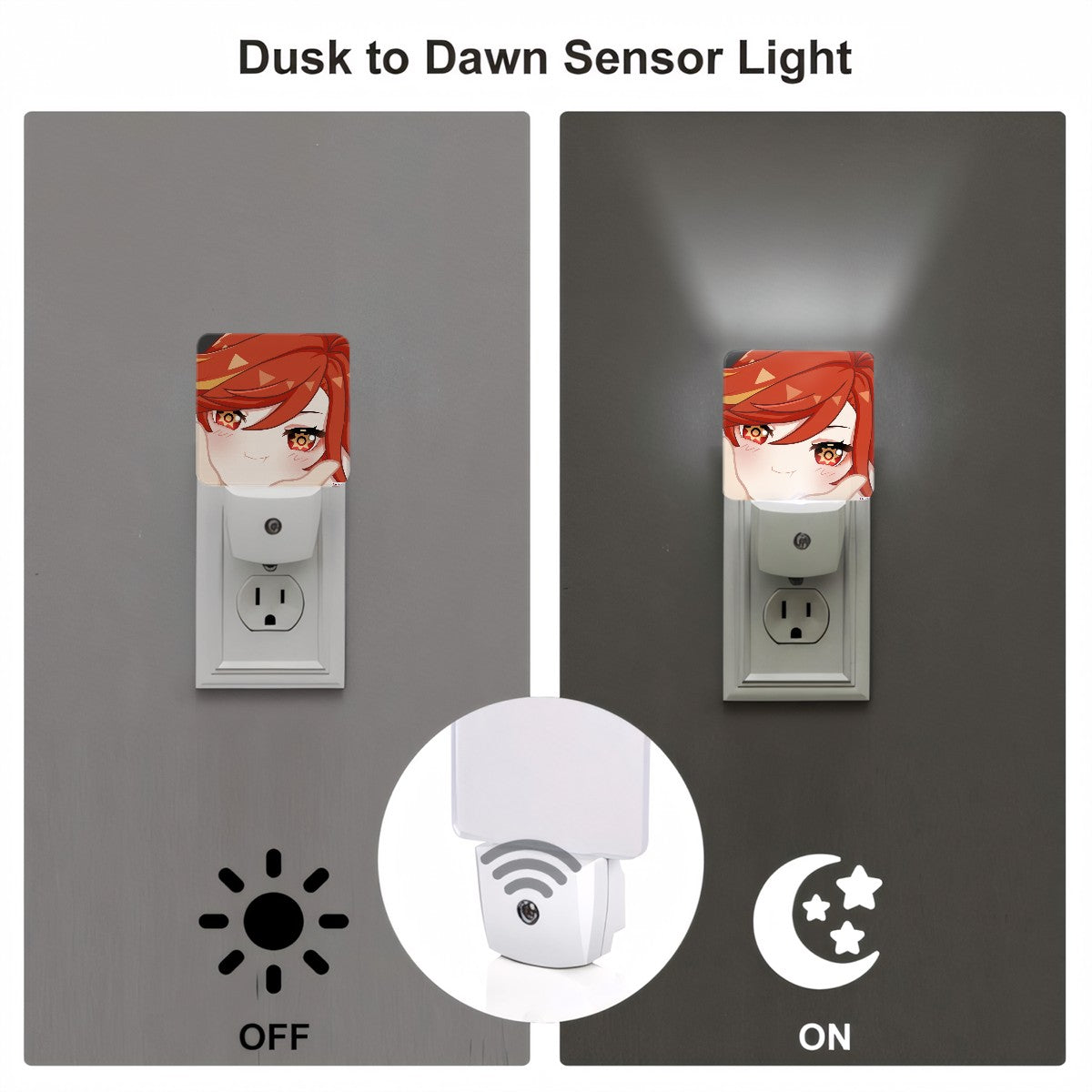Genshin Impact Squishy Series Automatic LED Night Light - Mavuika