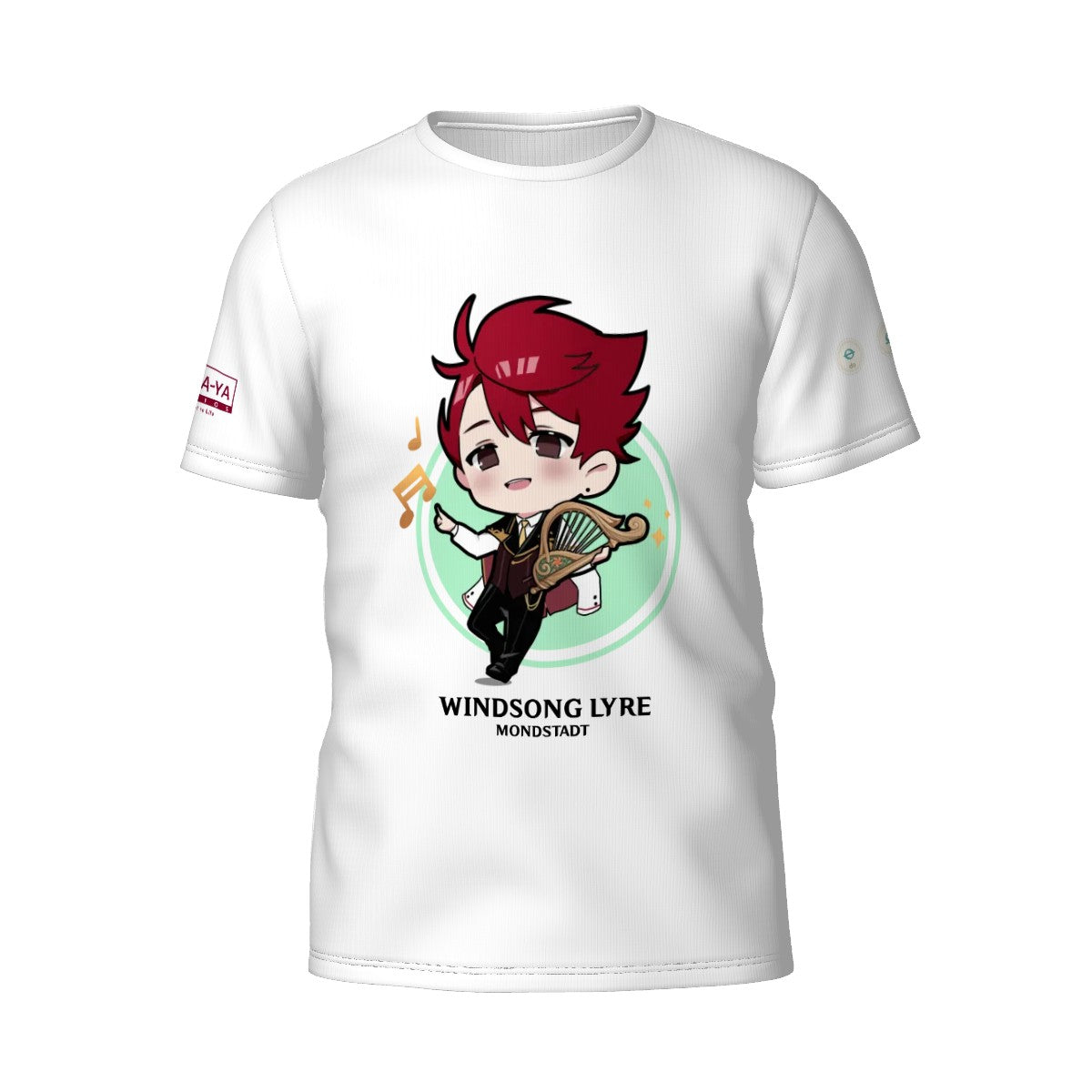 Terraglotte "2024 Genshin Instrument Series" Men's T-Shirt - Windsong Lyre (Mondstadt)