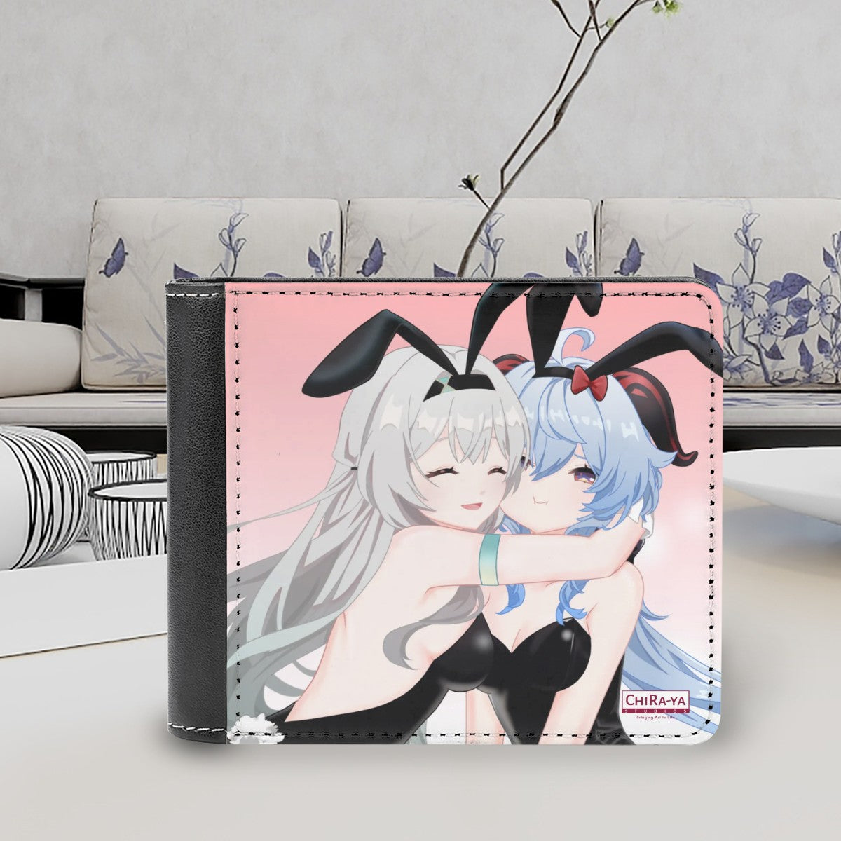 Genshin Impact x Honkai Star Rail Leather Wallet - Firefly & Ganyu: "Bunny Girlies"