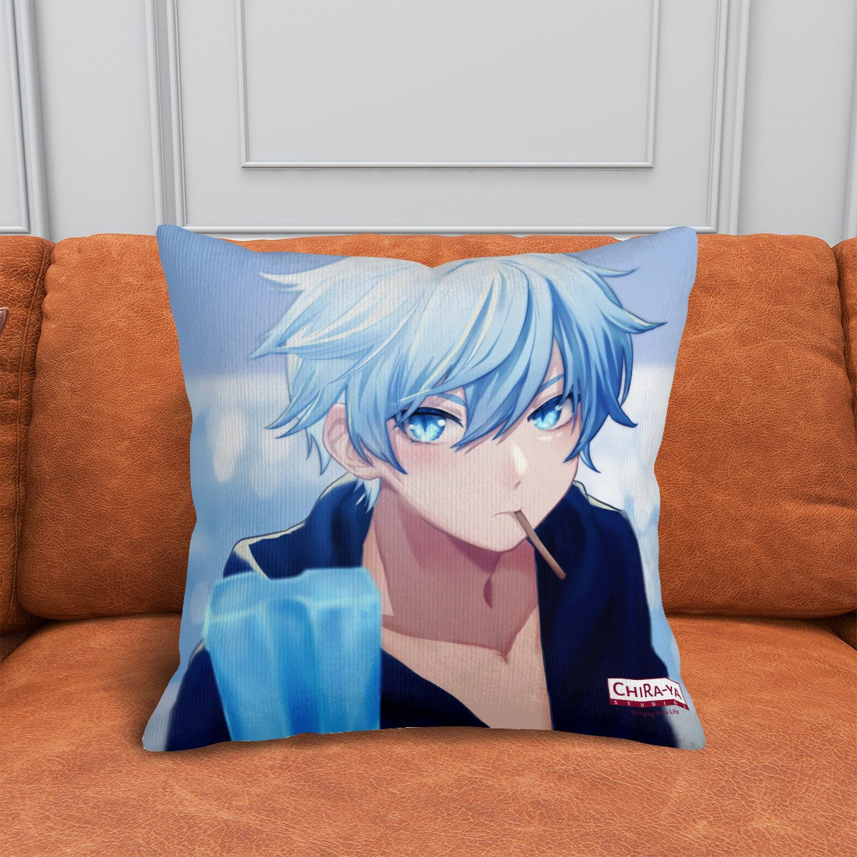 Genshin Impact Corduroy Throw Pillow Cover - Chongyun: "Summertime"