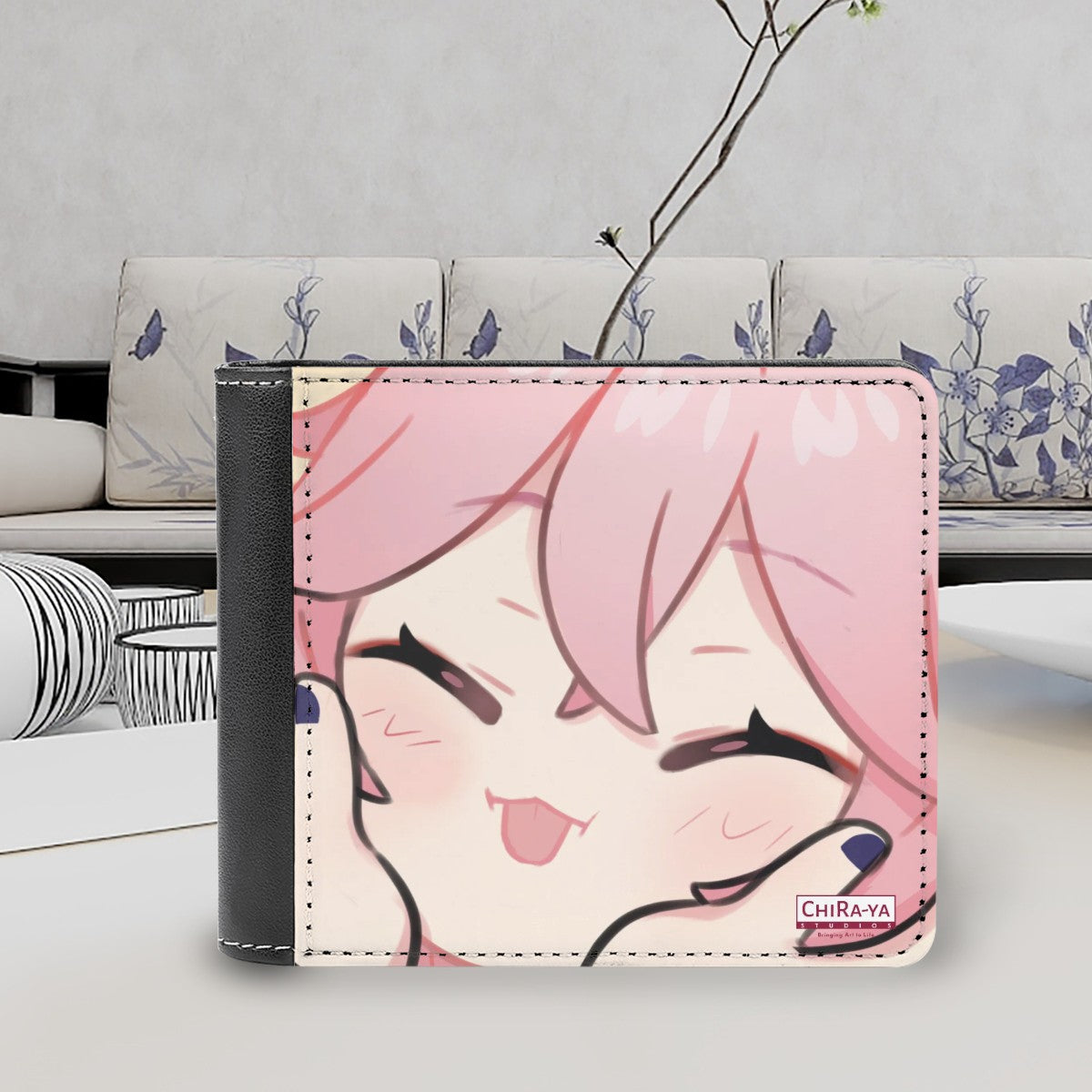 Genshin Impact Squishy Series Leather Wallet - Yae Miko