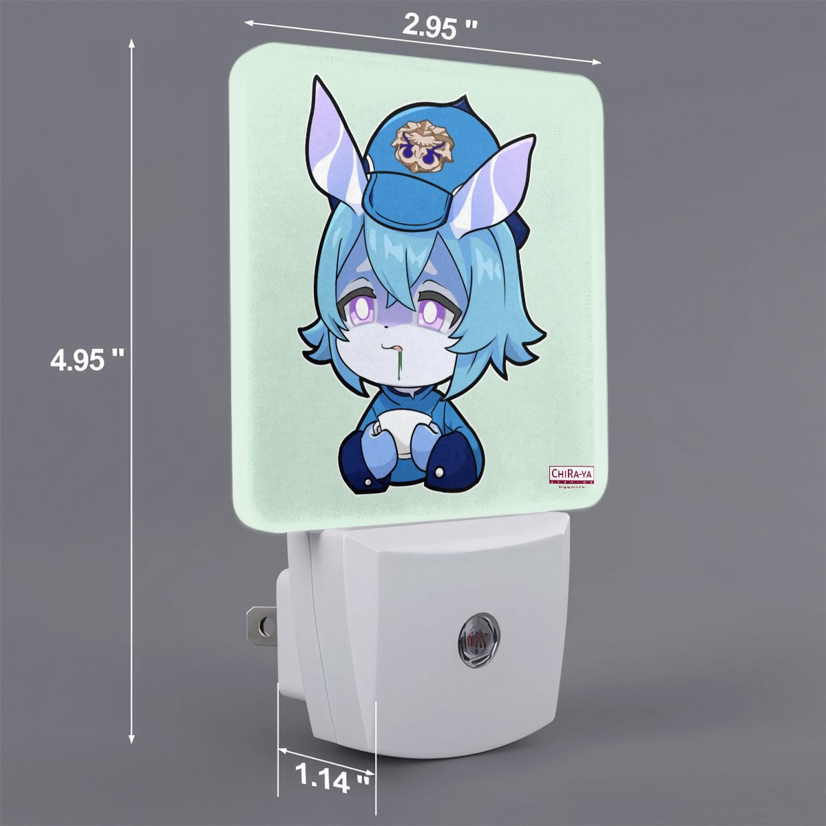 Genshin Impact Melusine Series Automatic LED Night Light - Menthe