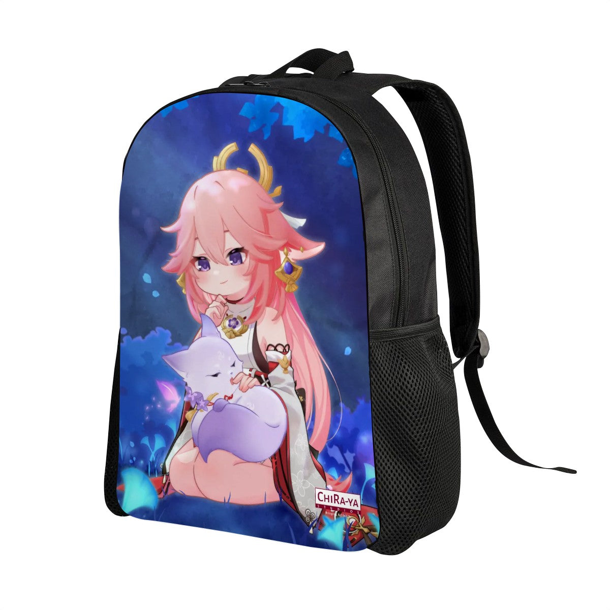 Genshin Impact Oxford Backpack - Yae Miko: "Miko with Fox Ei"