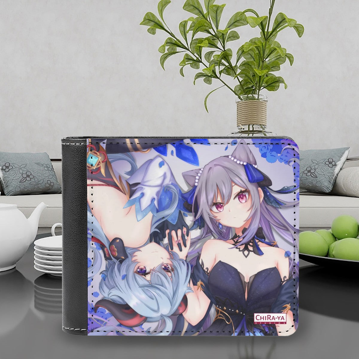 Genshin Impact Leather Wallet - Ganyu & Keqing: "Ganqing Impact"
