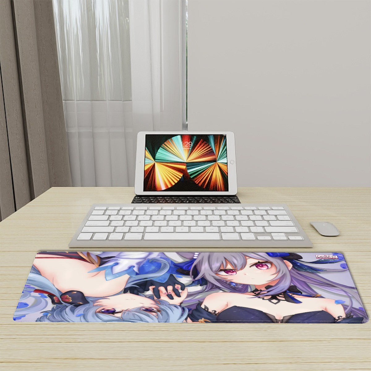 Genshin Impact Gaming Mouse Pad (Extra Large) - Ganyu & Keqing: "Ganqing Impact"