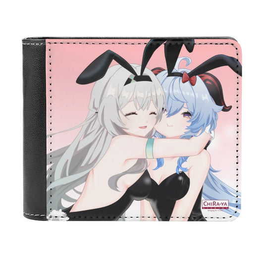 Genshin Impact x Honkai Star Rail Leather Wallet - Firefly & Ganyu: "Bunny Girlies"