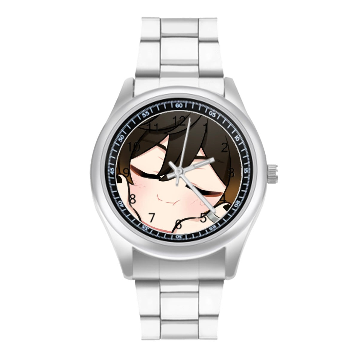 Genshin Impact Squishy Series Stainless Steel Watch - Zhongli