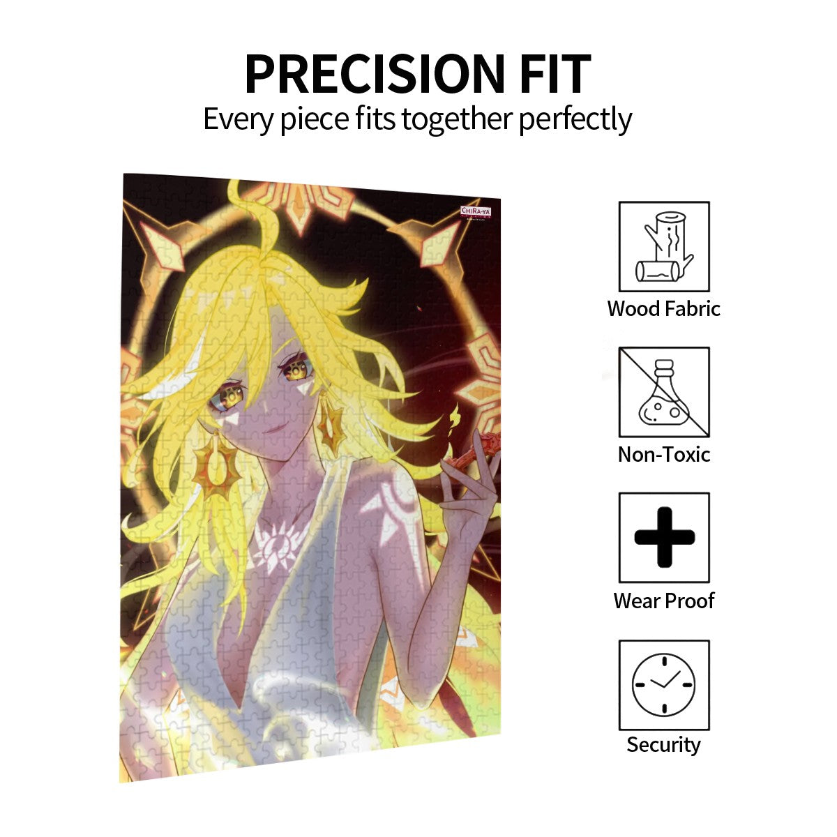Genshin Impact Wooden Jigsaw Puzzle (500pcs) - Mavuika: "Come and Get It" (Archon Outfit)