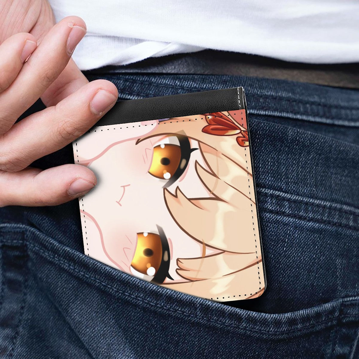 Genshin Impact Squishy Series Leather Wallet - Yoimiya