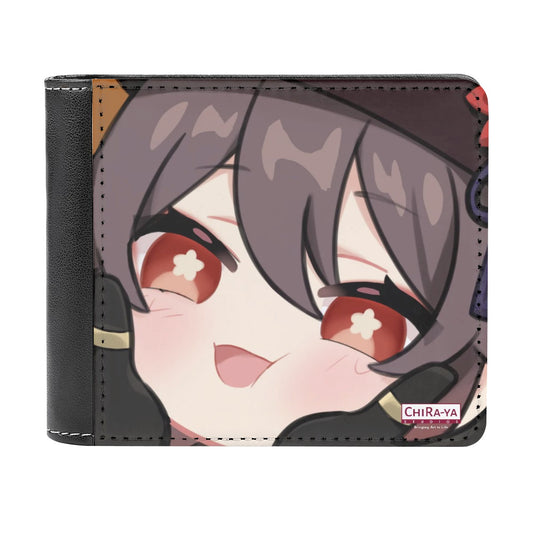 Genshin Impact Squishy Series Leather Wallet - Hu Tao