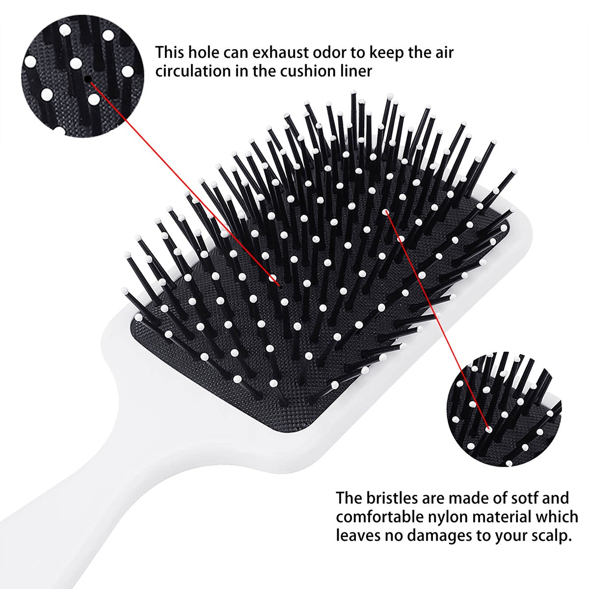Genshin Impact Air Cushion Hair Brush - Hu Tao: "Neko Smol Tao"