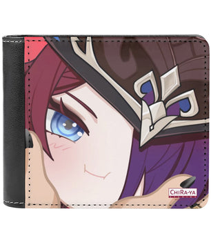 Genshin Impact Squishy Series Leather Wallet - Chasca