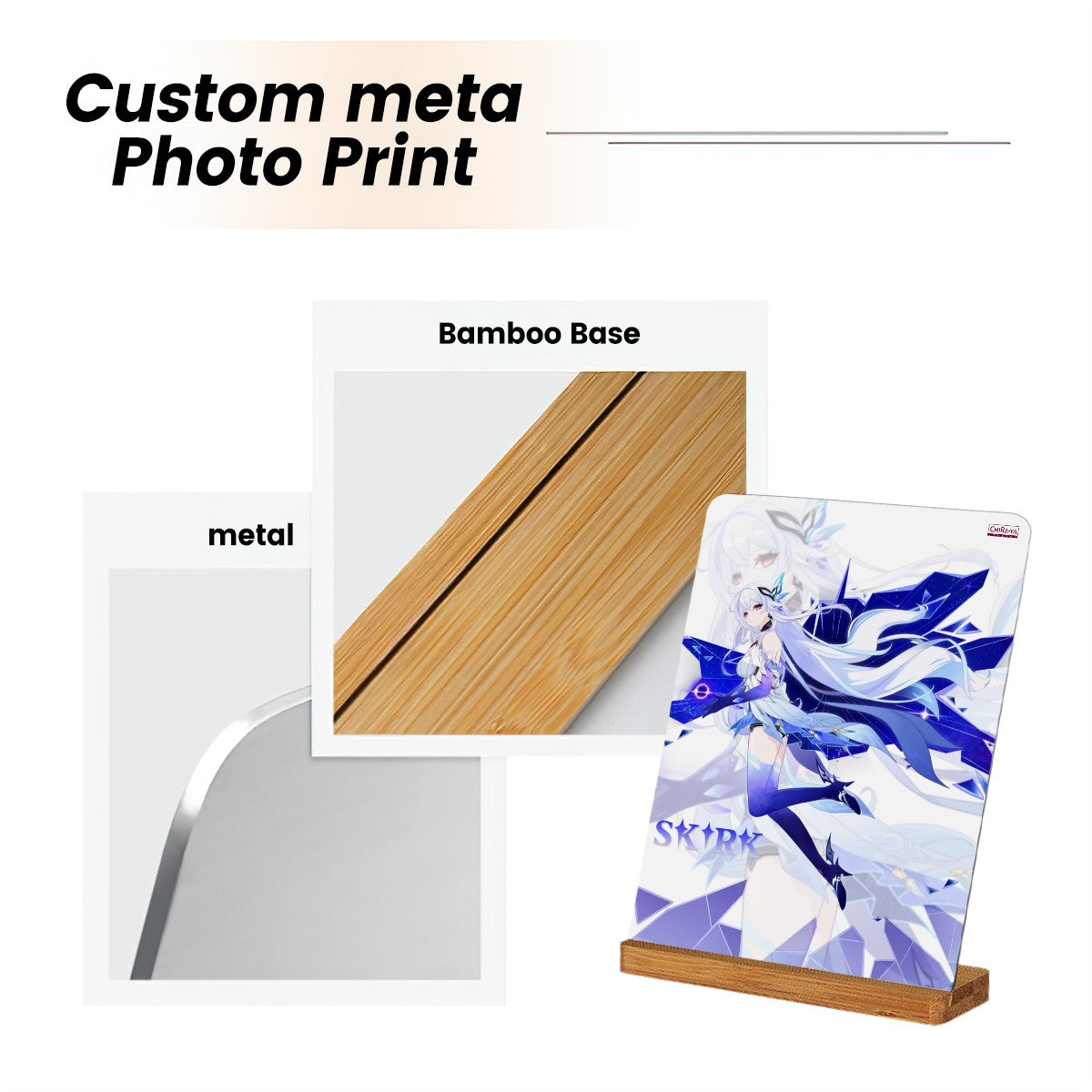 Genshin Impact Metal Print with Stand - Skirk: 