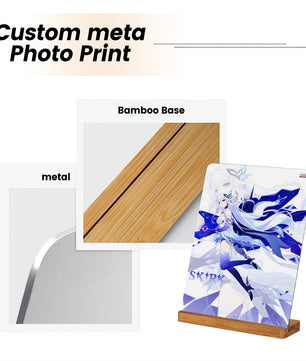 Genshin Impact Metal Print with Stand - Skirk: 