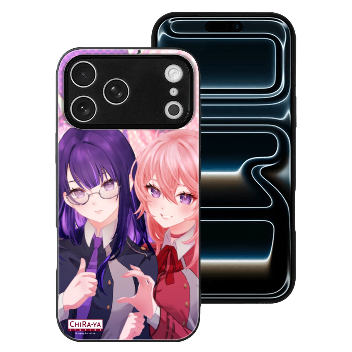 Genshin Impact Phone Case (iPhone 17 Pro Max) - Raiden Ei & Yae Miko: "Takina & Chisato" Chiraya Studios