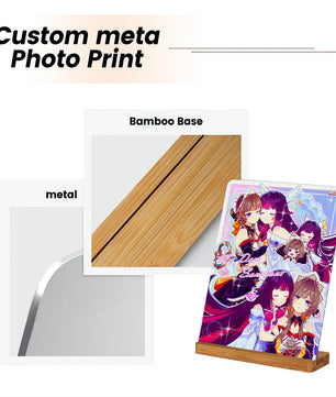 Genshin Impact Metal Print with Stand - Columbina & Sandrone: 