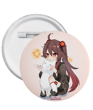 Genshin Impact Pin Badge - Hu Tao: 