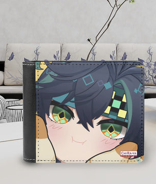 Genshin Impact Squishy Series Leather Wallet - Kinich