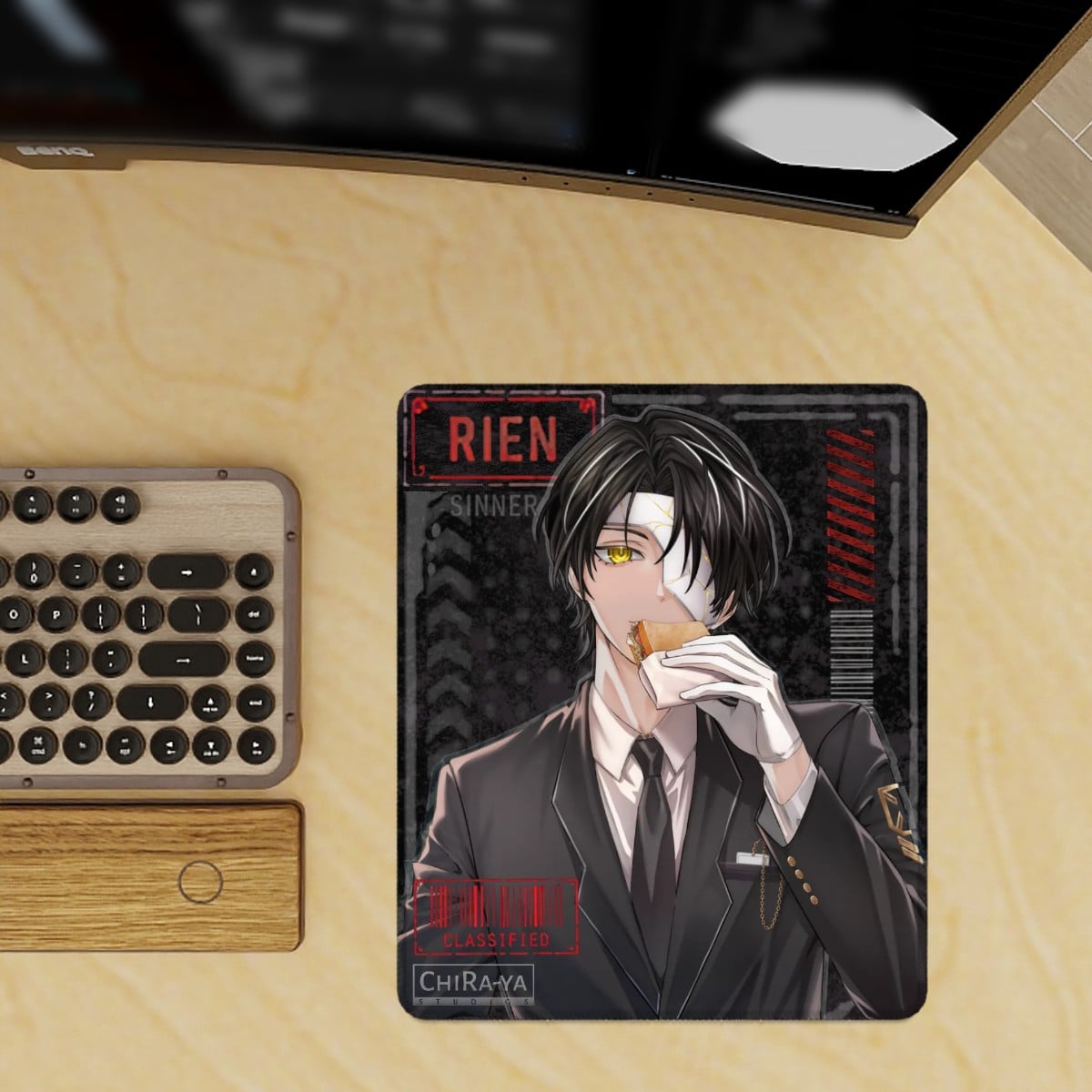 Limbus Company Gaming Mouse Pad (Vertical) - Rien