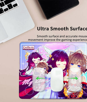 Genshin Impact Gaming Mouse Pad - Sandrone & Columbina 