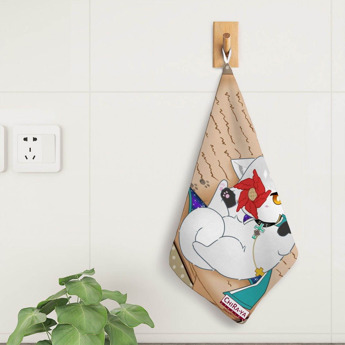 Guilty Gear Hand Towel - Asuka Kreutz (Cat Asuka)