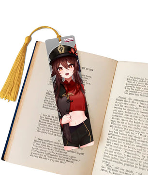 Genshin Impact Wooden Bookmark - Hu Tao: 