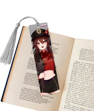 Genshin Impact Wooden Bookmark - Hu Tao: 