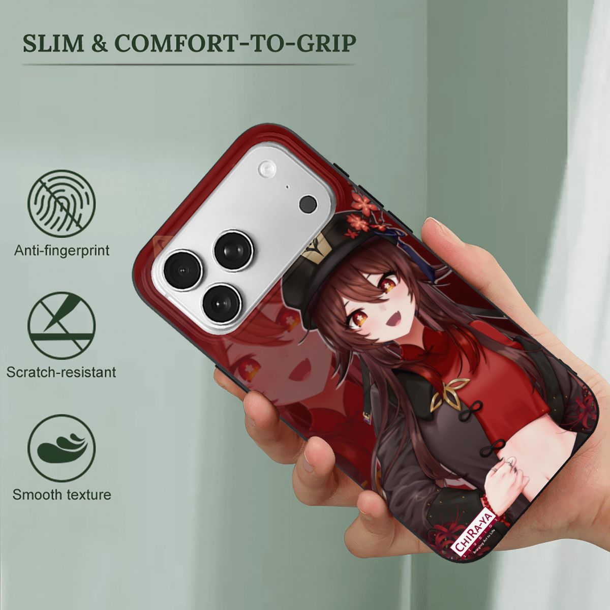 iPhone 17 Pro Max TPU Black Phone Case Chiraya Studios