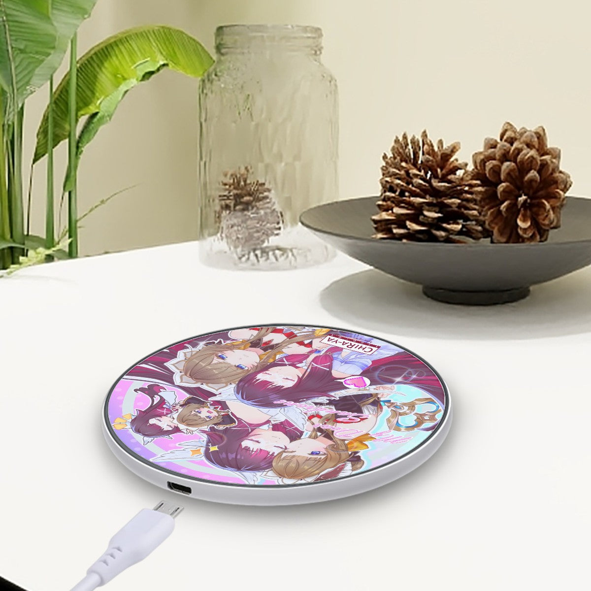 Genshin Impact Wireless Phone Charger - Columbina & Sandrone: "Teatime"