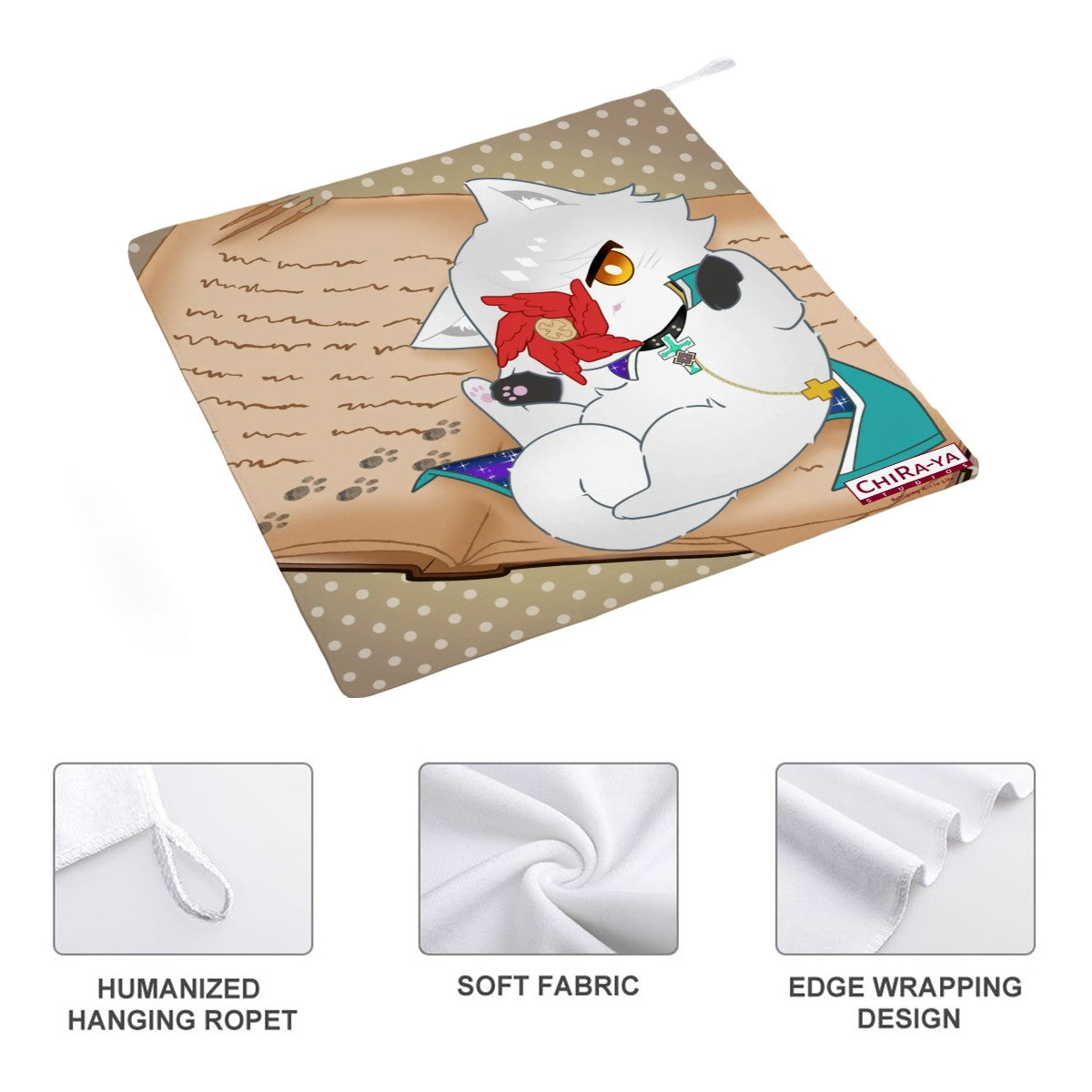 Guilty Gear Hand Towel - Asuka Kreutz (Cat Asuka)