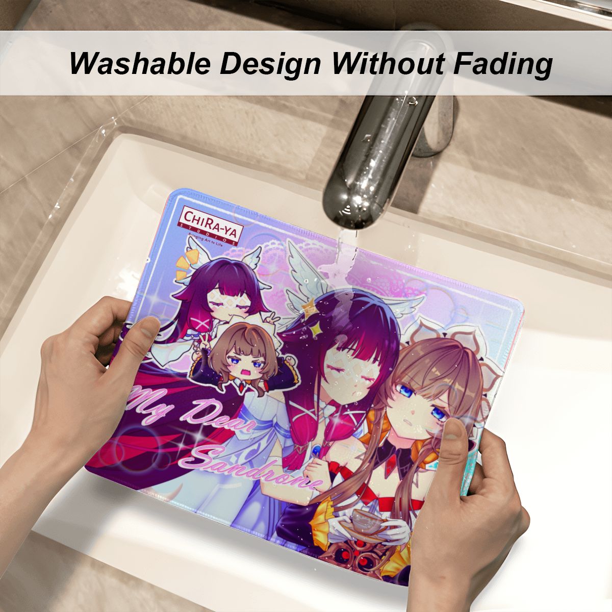 Genshin Impact Gaming Mouse Pad - Sandrone & Columbina "Teatime"