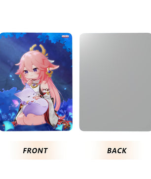 Genshin Impact Metal Print with Stand - Yae Miko: 