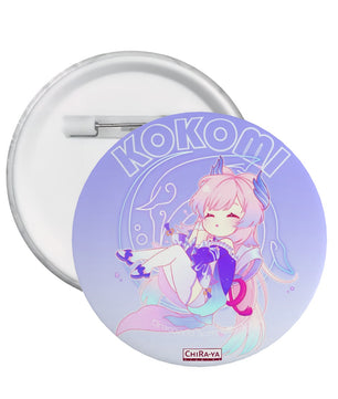 Genshin Impact Pin Badge - Sangonomiya Kokomi