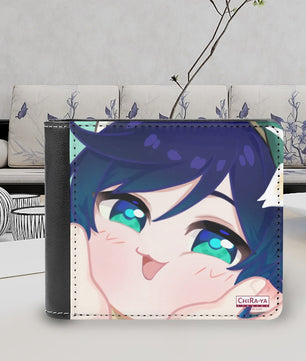 Genshin Impact Squishy Series Leather Wallet - Venti
