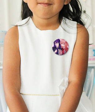 Genshin Impact Pin Badge - Raiden Ei & Yae Miko: 