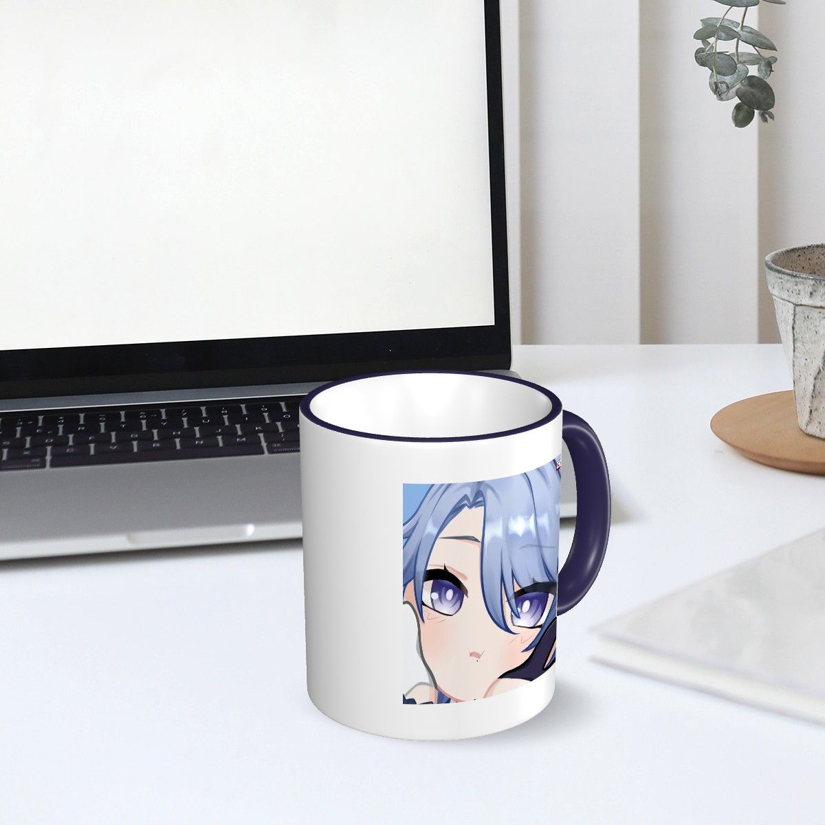 Genshin Impact Squishy Series Ceramic Mug - Kamisato Ayato