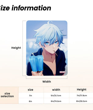 Genshin Impact Metal Print with Stand - Chongyun: 