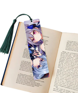 Genshin Impact Wooden Bookmark - Ganyu & Keqing: 