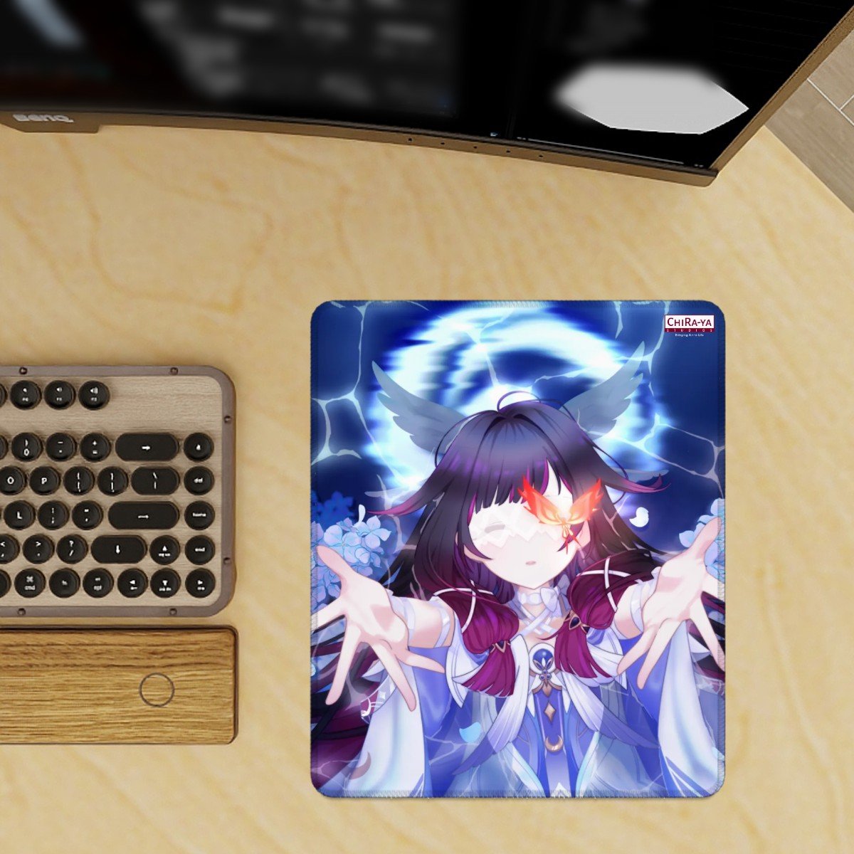 Genshin Impact Gaming Mouse Pad (Vertical) - Columbina: "Cui Lacrimosae"