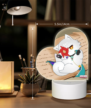 Guilty Gear Heart-Shaped Night Light - Asuka Kreutz (Cat Asuka)