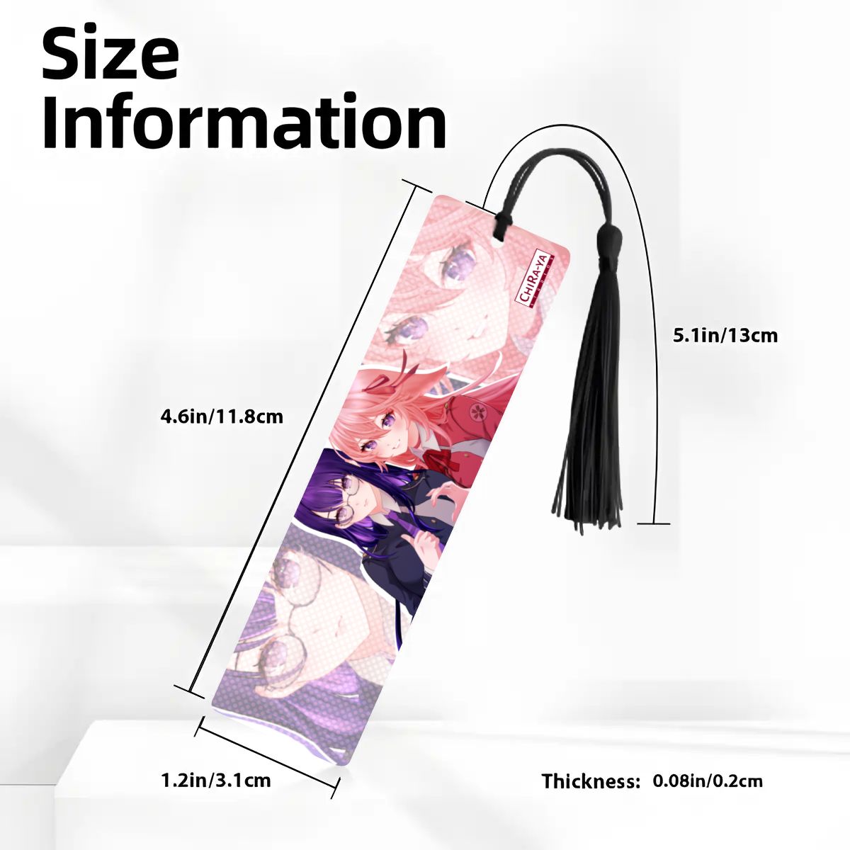 Genshin Impact Wooden Bookmark - Raiden Ei & Yae Miko: "Takina & Chisato"