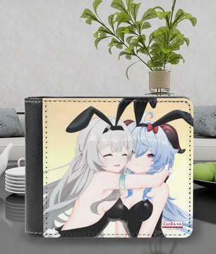 Genshin Impact x Honkai Star Rail Leather Wallet - Firefly & Ganyu: 