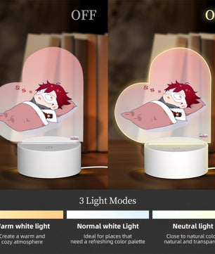 Terraglotte Heart-Shaped Night Light (Bedtime Terra)