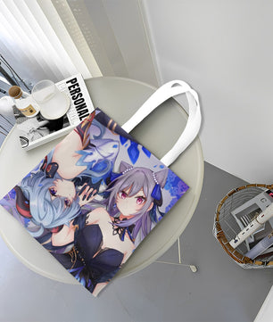 Genshin Impact Tote Bag - Ganyu & Keqing: 