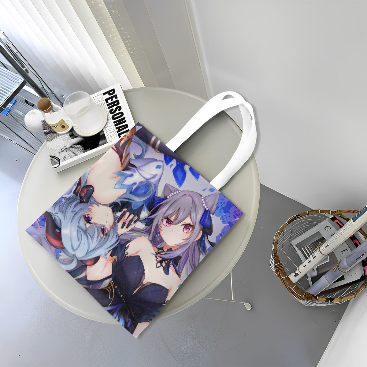 Genshin Impact Tote Bag - Ganyu & Keqing: "Ganqing Impact"
